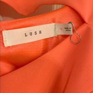 Lush Tops - LUSH Coral pink crop top Lush Tops - LUSH Coral pink crop top
